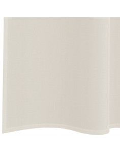 Tende in Voile con Linguetta 2 pz Crema