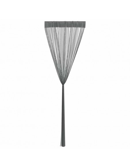 Tende a fili 2 pz Antracite 100x250 cm