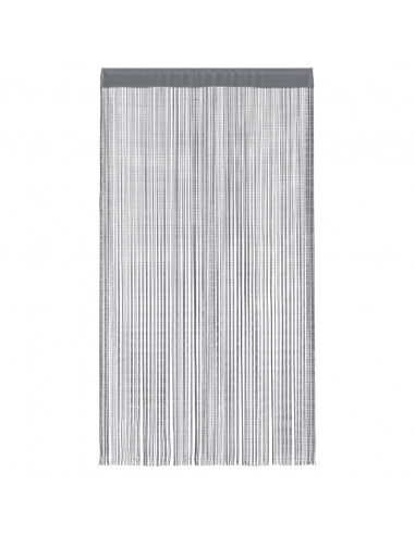 Tende a Filo 2 pz Antracite 140x250 cm