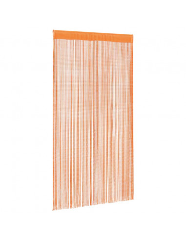 Tende a Filo 2 pz Arancio 140x250 cm