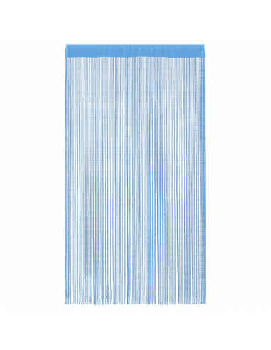 Tende a Filo 2 pz Azzurro 140x250 cm