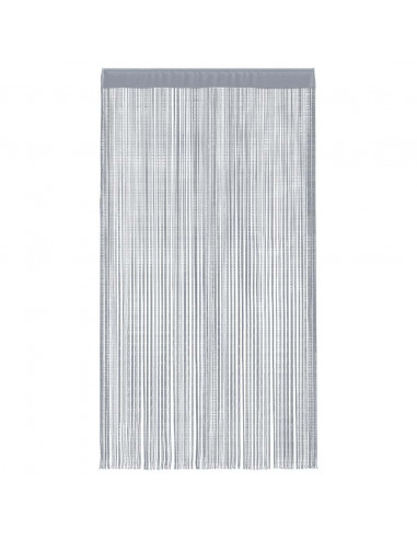 Tende a Filo 2 pz Grigio Chiaro 140x250 cm