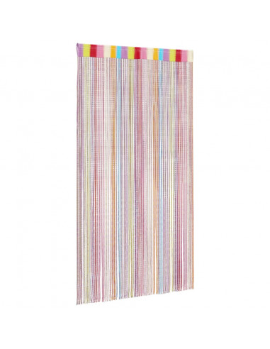 Tende a Filo 2 pz Multicolore 100x250 cm