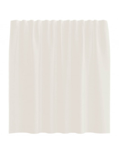 Tende in Voile con Linguetta 2 pz Crema