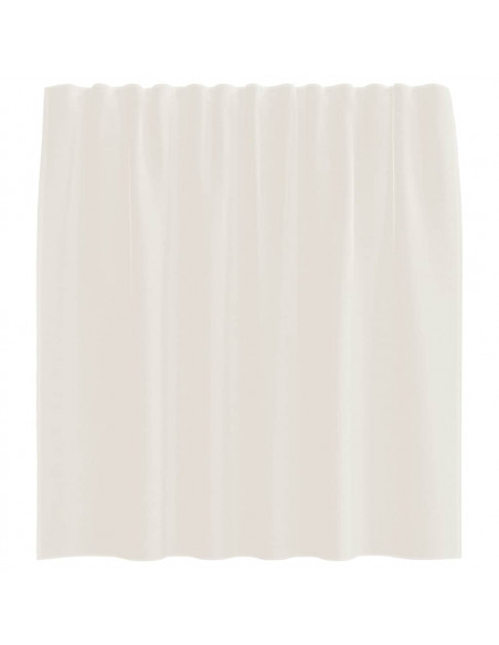 Tende in Voile con Linguetta 2 pz Crema