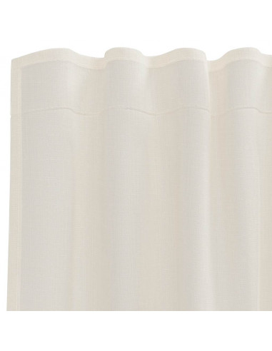 Tende in Voile con Linguetta 2 pz Crema