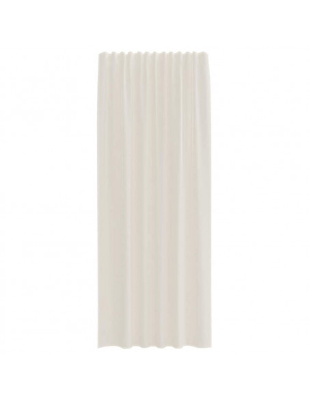 Tende in Voile con Linguetta 2 pz Crema