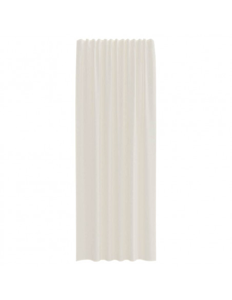 Tende in Voile con Linguetta 2 pz Crema