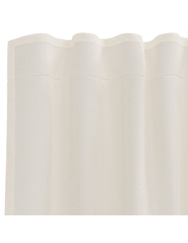 Tende in Voile con Linguetta 2 pz Crema
