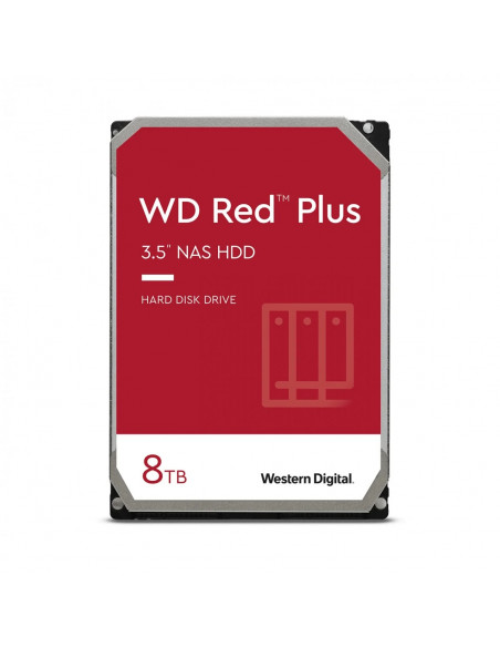WESTERN DIGITAL HDD RED PLUS 8TB 3,5 7200RPM SATA 6GB/S 128MB CACHE