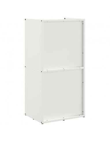 Rastrelliera per Legna da Ardere Bianca 40x30x80 cm