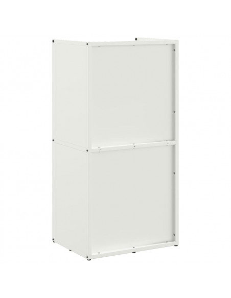 Rastrelliera per Legna da Ardere Bianca 40x30x80 cm