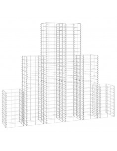 Set Gabbioni 6 pz in Filo Zincato 2