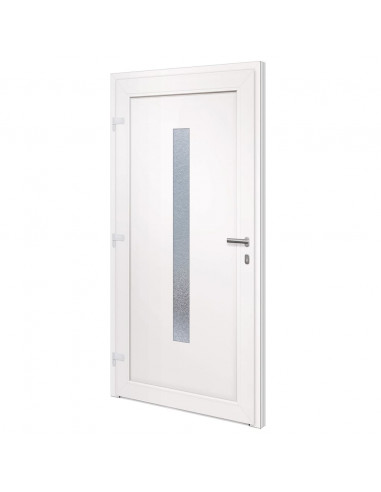 Porta Ingresso Antracite 98x200 cm in PVC