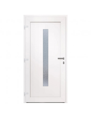 Porta Ingresso Antracite 98x200 cm in PVC