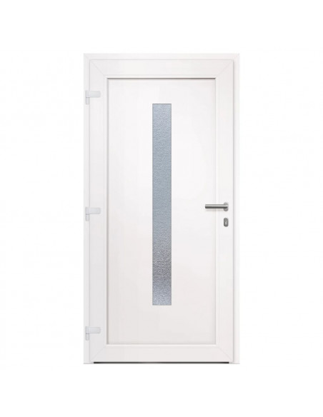 Porta Ingresso Antracite 98x200 cm in PVC