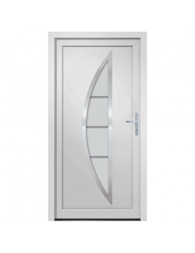 Porta Ingresso Bianca 98x200 cm in PVC