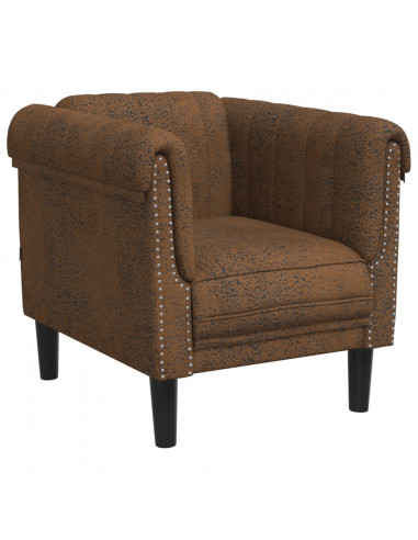 Set di Divani 3 pz Marrone in Velluto