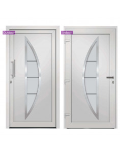 Porta di Ingresso Bianca 108x200 cm 2