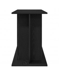 Supporto Acquario 120x40x60 cm Legno Multistrato Rovere Nero
