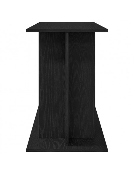 Supporto Acquario 120x40x60 cm Legno Multistrato Rovere Nero