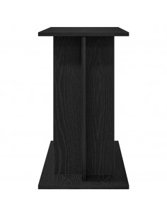 Supporto Acquario 80x35x60 cm Legno Multistrato Rovere Nero