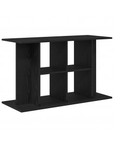 Supporto Acquario 100x40x60 cm Legno Multistrato Rovere Nero 2