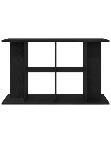 Supporto Acquario 100x40x60 cm Legno Multistrato Rovere Nero