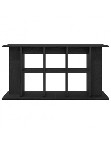Supporto Acquario 120x40x60 cm Legno Multistrato Rovere Nero