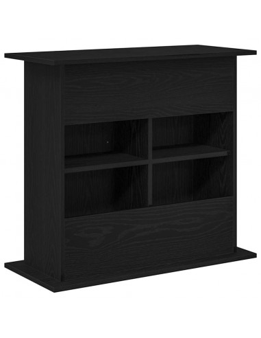 Supporto per Acquario 81x36x73 cm Legno Multistrato Rovere Nero
