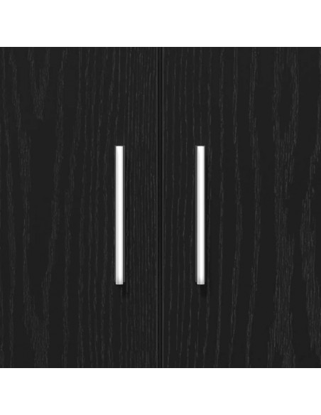 Supporto per Acquario 81x36x73 cm Legno Multistrato Rovere Nero
