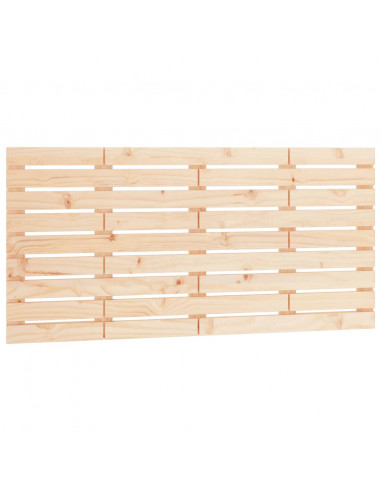 Testiera da Parete 156x3x63 cm in Legno Massello di Pino