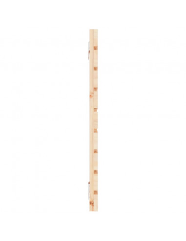 Testiera da Parete 156x3x63 cm in Legno Massello di Pino