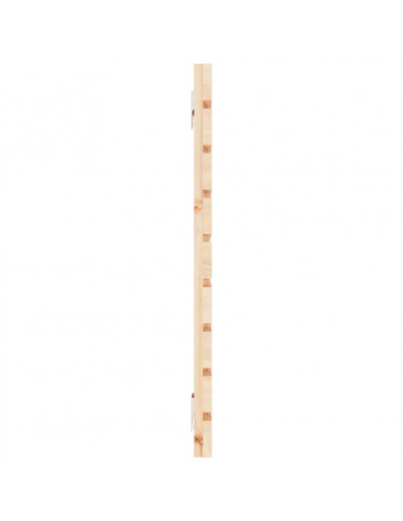 Testiera da Parete 156x3x63 cm in Legno Massello di Pino