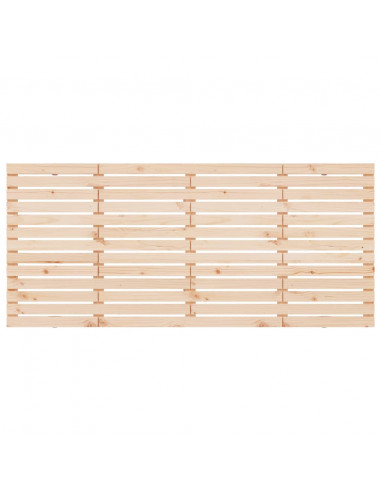 Testiera da Parete 156x3x91,5 cm in Legno Massello di Pino