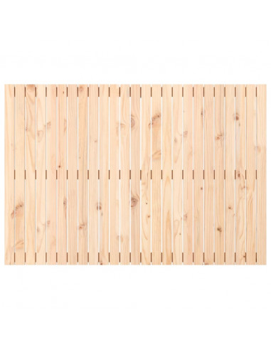 Testiera da Parete 159,5x3x110 cm in Legno Massello di Pino
