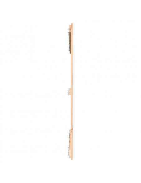 Testiera da Parete 159,5x3x110 cm in Legno Massello di Pino