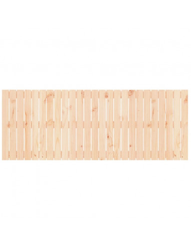 Testiera da Parete 159,5x3x60 cm in Legno Massello di Pino
