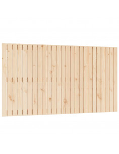 Testiera da Parete 159,5x3x90 cm in Legno Massello di Pino 2