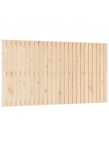 Testiera da Parete 159,5x3x90 cm in Legno Massello di Pino