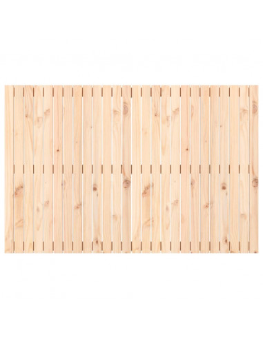 Testiera da Parete 166x3x110 cm in Legno Massello di Pino