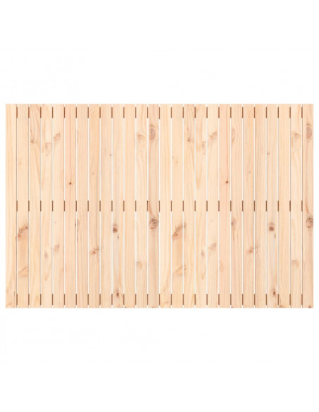 Testiera da Parete 166x3x110 cm in Legno Massello di Pino