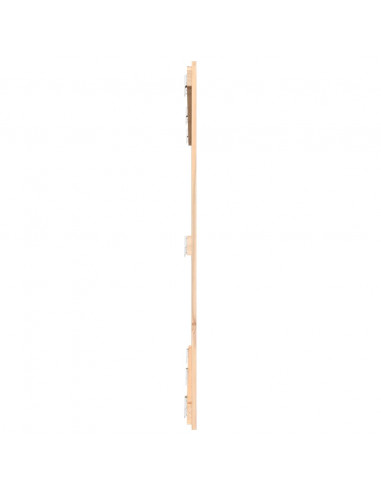 Testiera da Parete 166x3x110 cm in Legno Massello di Pino