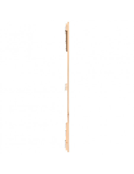 Testiera da Parete 166x3x110 cm in Legno Massello di Pino