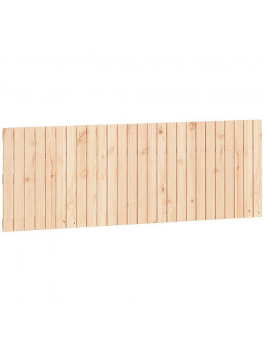 Testiera da Parete 166x3x60 cm in Legno Massello di Pino