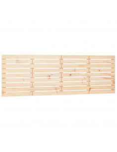 Testiera da Parete 166x3x63 cm in Legno Massello di Pino 2