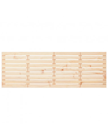 Testiera da Parete 166x3x63 cm in Legno Massello di Pino