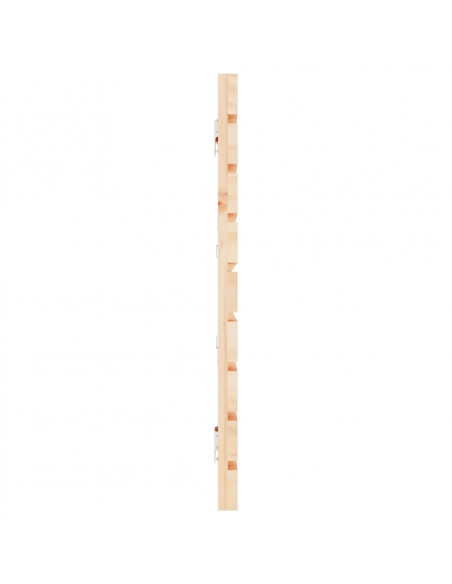 Testiera da Parete 166x3x63 cm in Legno Massello di Pino
