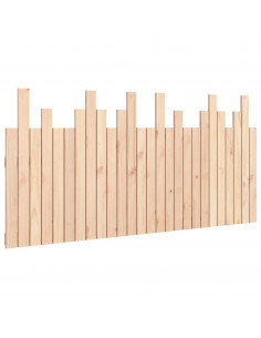 Testiera da Parete 166x3x80 cm in Legno Massello di Pino 2
