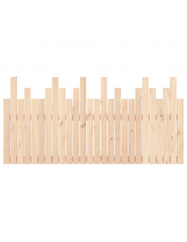 Testiera da Parete 166x3x80 cm in Legno Massello di Pino